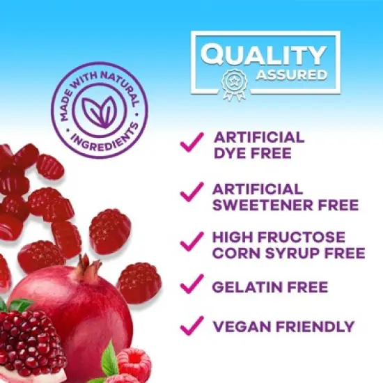 Magnesium Gummies Supplement - High Absorption Magnesium Citrate Supplement Adults & Kids, Calm Magnesio Gummy - 60 Gummies By Nature's Nutrition image {6}