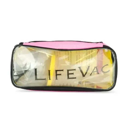 LifeVac Pink Travel Kit - Portable Suction Rescue Device, First Aid Kit for Kids and Adults, Portable Airway Suction Device for Children and Adults image {2}