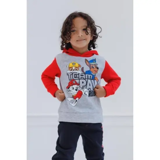 Paw Patrol Rubble Marshall Chase Fleece Pullover Hoodie and Pants Outfit Set Toddler image {3}