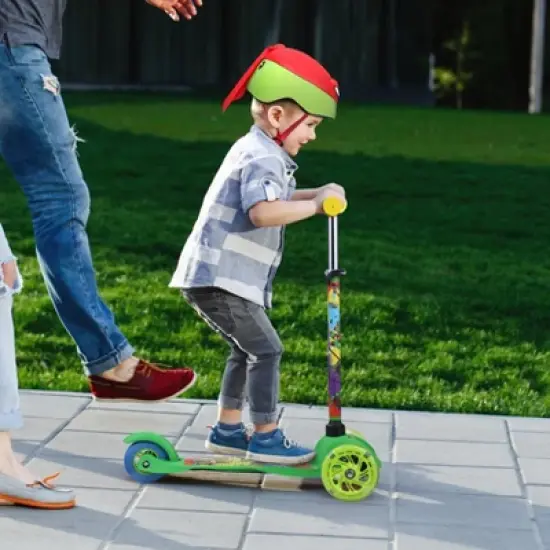 Teenage Mutant Ninja Raphael Helmet for Kids Adjustable Fit Ages 3+ image {4}