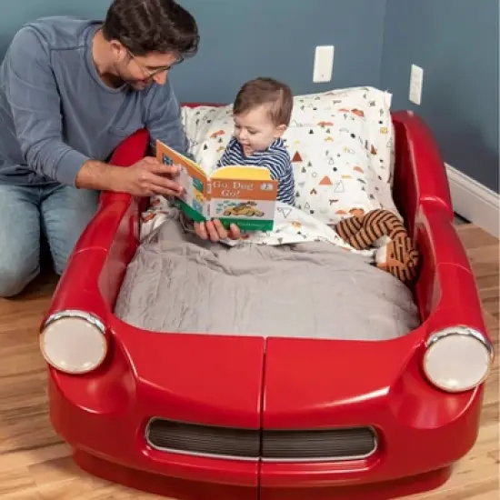 Step2 Roadster Toddler-to-Twin Bed - Red image {7}