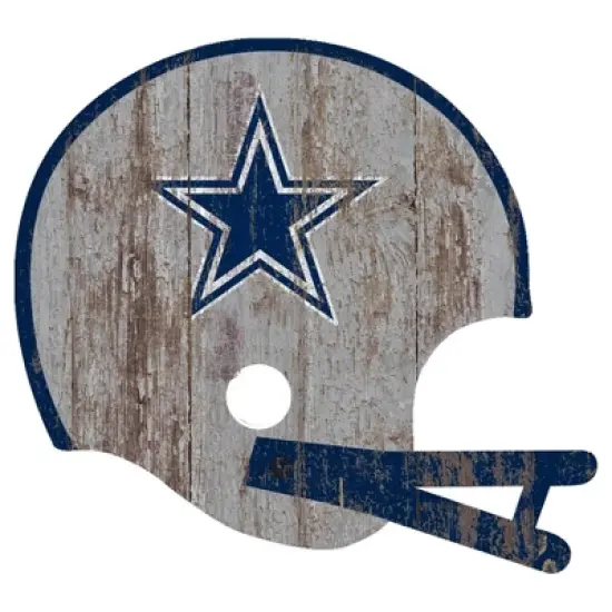NFL Fan Creations Distressed Helmet Cutout Sign image {6}