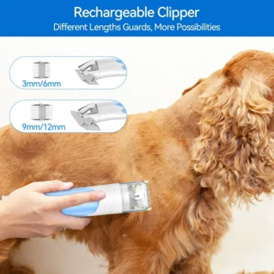 INSE P30 Pet Grooming Vaccum & Kits, 4.5L Large Capacity Pet Grooming Vacuum Kit, 5-in-1 Ultra-Low Noise Pet Grooming Vacuum for Dogs, Cats image {3}