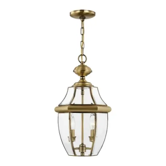 Livex Lighting Monterey 2 - Light Pendant in  Antique Brass image {5}