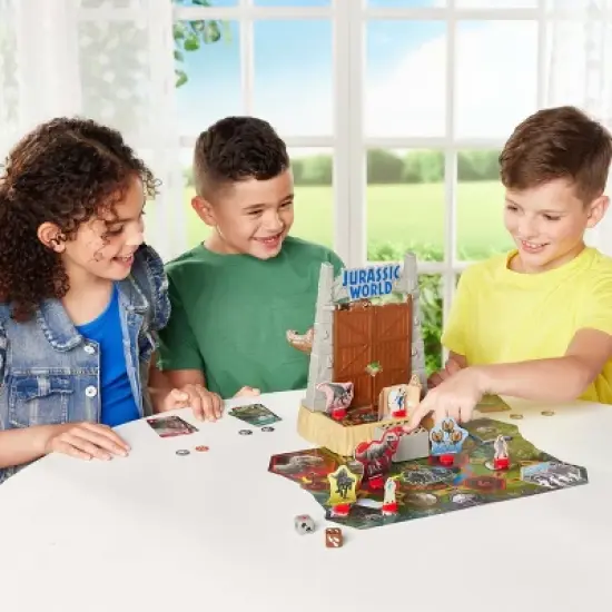 Epoch Games Jurassic World T-Rex Escape, Tabletop Action Game, Ages 6+ image {1}