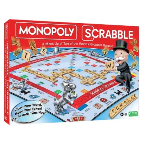 Monopoly Scrabble Board Game image {3}