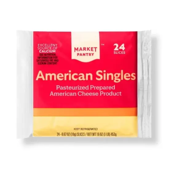 Pasteurized Prepared American Cheese Product - 16oz/24ct - Market Pantry&trade; image {3}