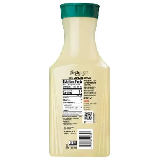 Simply Light Lemonade Juice Drink - 52 fl oz image {5}