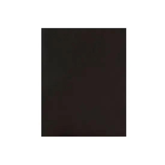 JAM Paper 2-Pocket Presentation Folders Black Glossy 100/Box 385GBLB image {4}