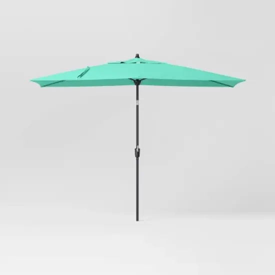 10'x6' Rectangular Market Patio Umbrella - Black Pole - Threshold&trade; image {16}