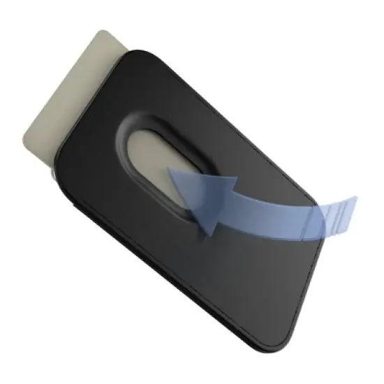 Keyscaper WNBA Linen Black Magnetic Credit Card Wallet image {2}