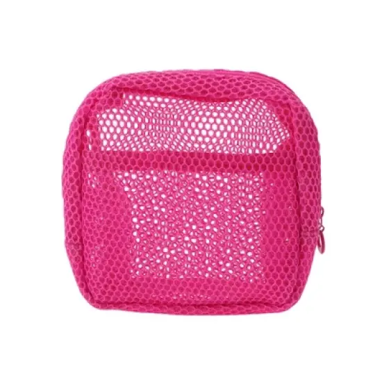 Unique Bargains Durable Grid Makeup Bag 1 Pc image {12}