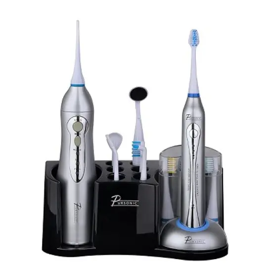 Pursonic Deluxe Home Dental Center Sonic Toothbrush with Oral Irrigator image {2}