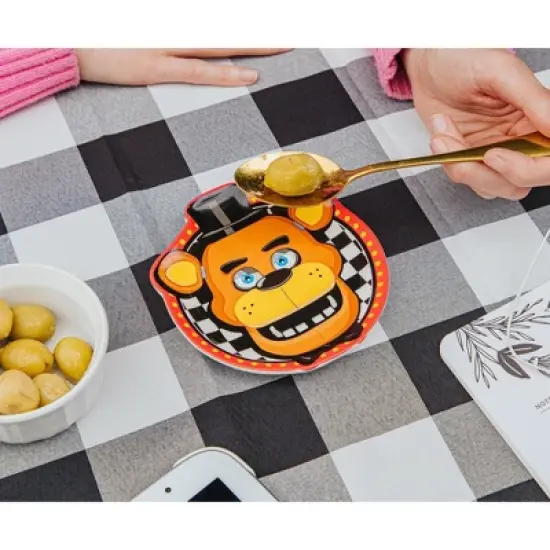 Silver Buffalo Five Nights At Freddy's Freddy Fazbear Ceramic Spoon Rest Dish image {5}