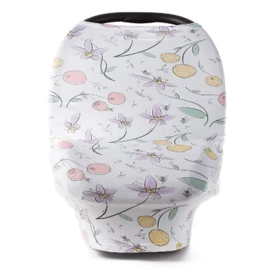 JumpOff Jo Stretchy Car Seat Cover and Canopy, Nursing and Privacy Cover, Fairy Blossom image {1}
