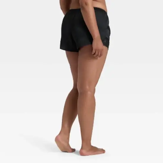 Women's Lace Trim Satin Pajama Shorts - Auden&trade; image {4}