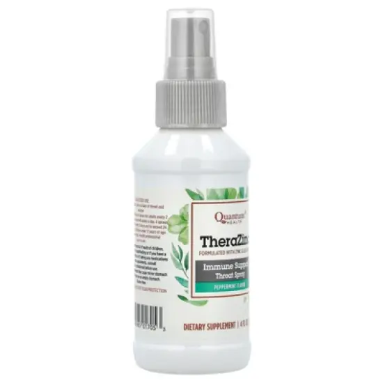 Quantum Health TheraZinc&reg;, Immune Support Throat Spray, Peppermint, 7.4 mg, 4 fl oz (118 ml) image {3}