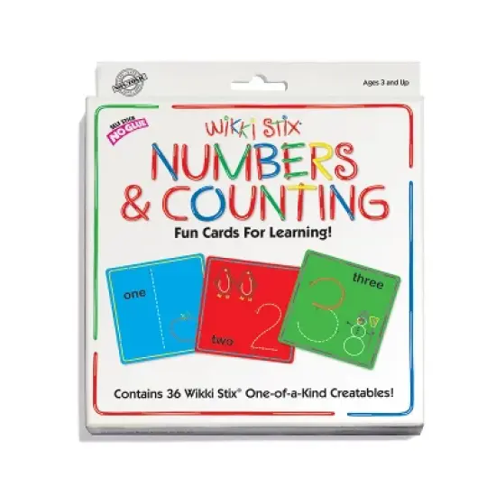 Wikki Stix Numbers & Counting Cards Set image {1}