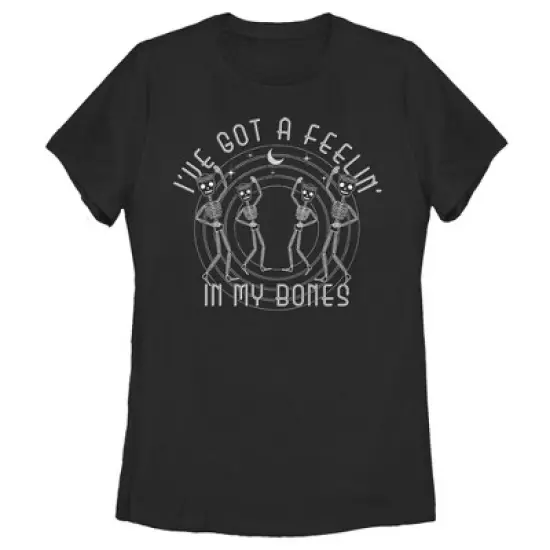 Women's Lost Gods Halloween I've Got a Feelin' in my Bones T-Shirt image {3}