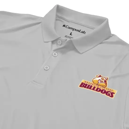Men's Brooklyn College Adult Polo Left Chest Logo image {3}