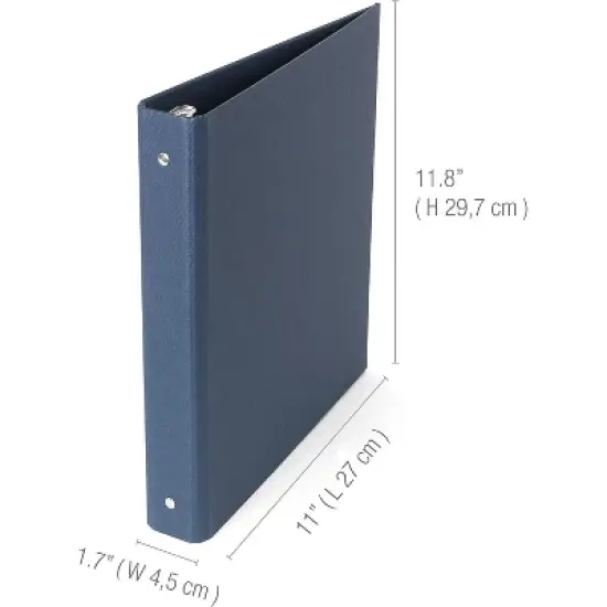 Bigso Ringo 1-Inch 3-Ring Binder Organizer - 11x11.8in - Ideal for School & Work Projects image {2}