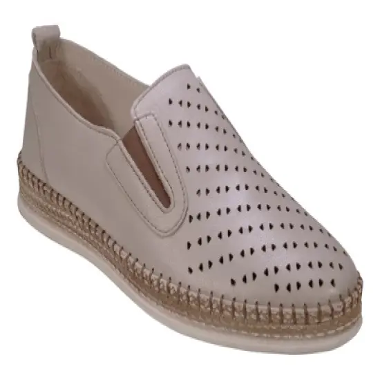 Cools 21 Amillie Perforated Memory Foam Leather Flats image {6}