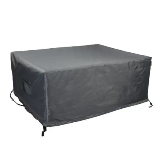 Titanium 3-Layer Water Resistant Outdoor Coffee Table Covers Dark Gray by Shield image {5}