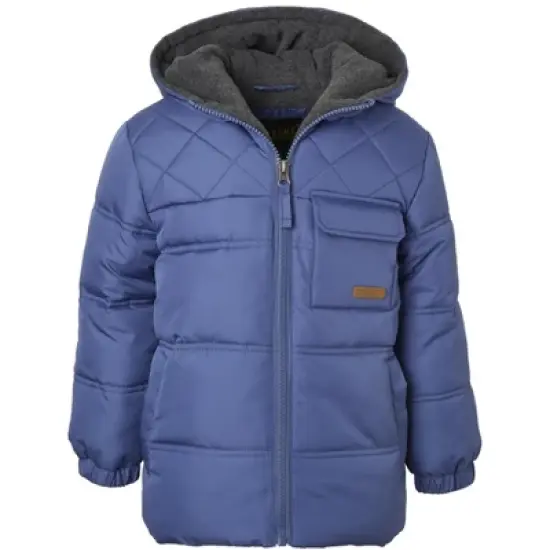 IXtreme Little Boy Mixed Quilted Puffer Jacket image {3}