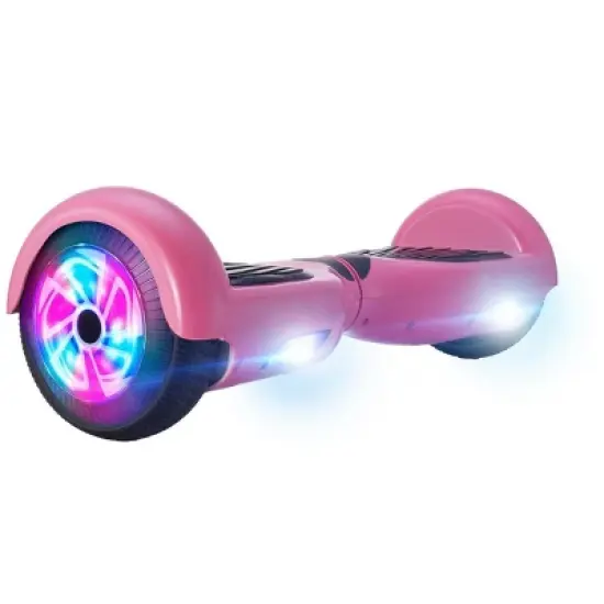 GlareWheel M2 Hoverboard Light Up Wheels Bluetooth Pink image {1}