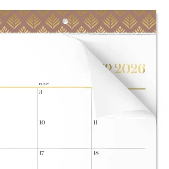 Cambridge 2025-2026 10.875"x17.75" Workstyle Compact Deskpad Mocha Mousse image {3}