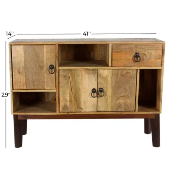 Modern Mango Wood Buffet Brown - Olivia & May image {19}