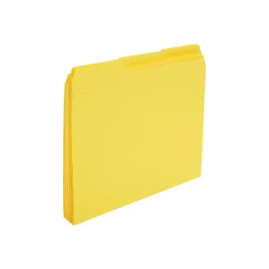 MyOfficeInnovations File Folders 3-Tab Letter Size Yellow 24/Pack (659800) image {3}