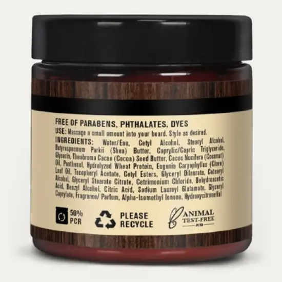 Every Man Jack Beard Butter - Vanilla + Cedar - 4oz image {10}