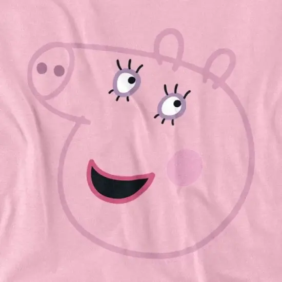 Toddler Boys' Peppa Pig Pink Out Mummy Pig Face T-Shirt image {1}