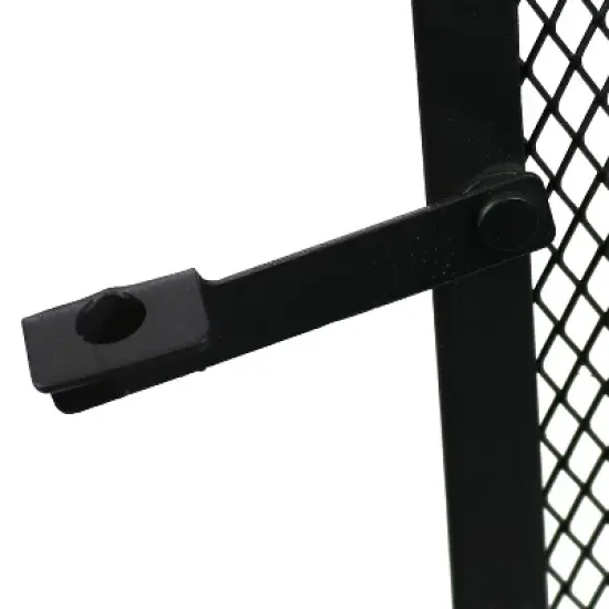 Sunnydaze Outdoor Backyard Patio Steel 360-Degree View Wood-Burning Fire Pit Chiminea with Wood Grate and Poker - 57" - Black image {3}