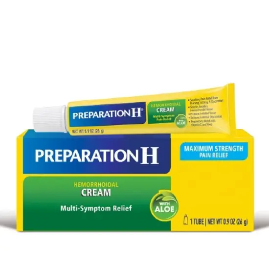 Preparation H Multi-Symptom Relief Hemorrhoidal Cream with Aloe - 0.9oz image {7}