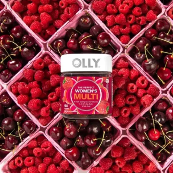 OLLY Women's Multivitamin Gummies - Berry image {5}