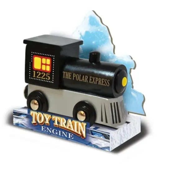 MasterPieces Officially Licensed Polar Express Wooden Toy Train Engine For Kids image {3}