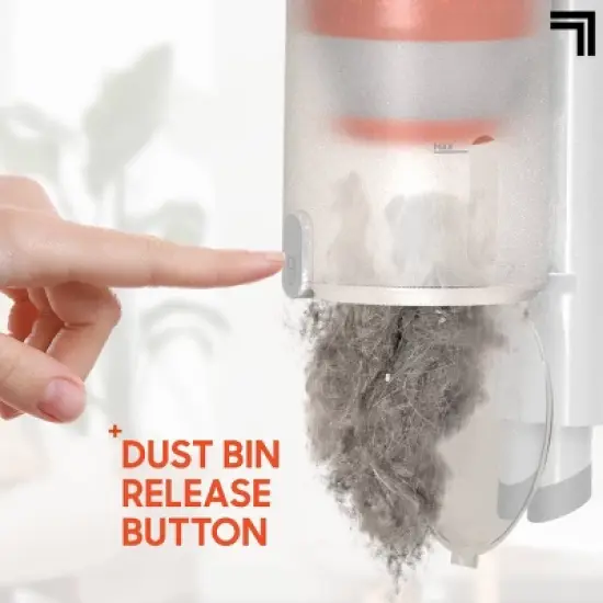 Sharper Image Stick & Handheld Combo Vacuum with 350W Motor, Cordless White: HEPA Filter, Multi-Surface, Bagless image {6}