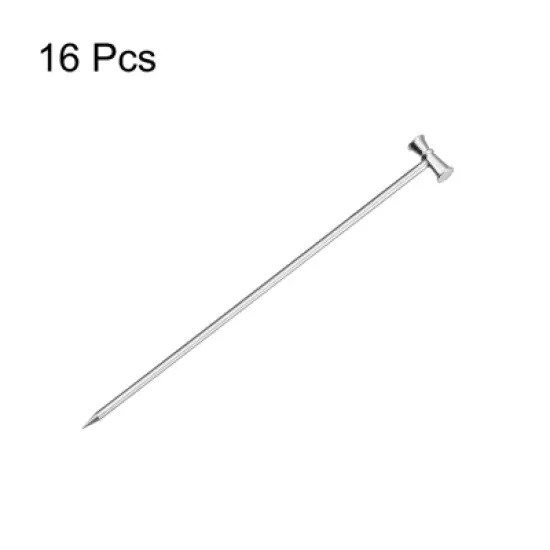Unique Bargains Stainless Steel Reusable Drink Appetizer Cocktail Picks 4.1" image {2}