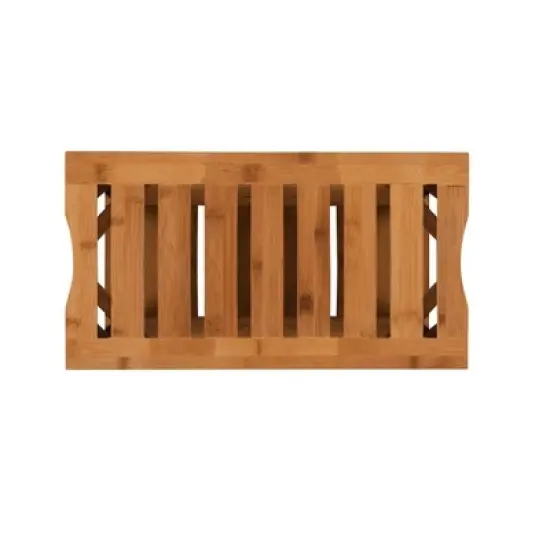 Bracken Bamboo Stool Natural - Linon image {3}