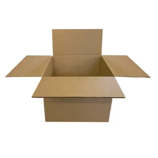 UOFFICE Pack of 25 Corrugated Boxes 10" x 10" x 6" Shipping Boxes image {5}
