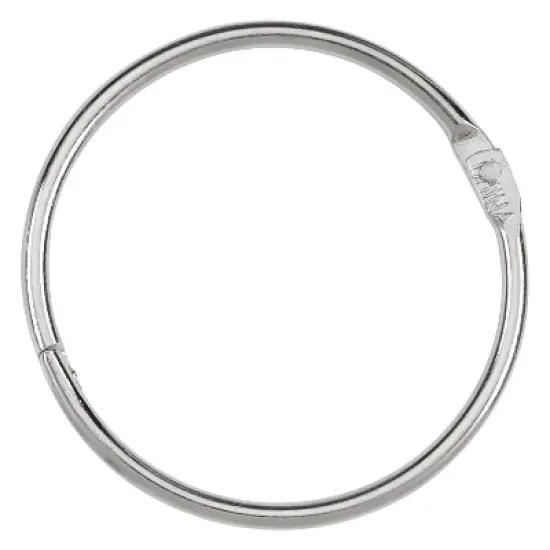 Acco Metal Book Rings 3/4" Diameter 100 Rings/Box 72201 image {3}