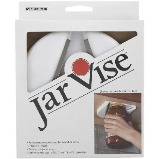 Weatherbee White Plastic Opener Jar Vise image {1}