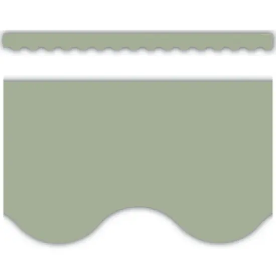 Teacher Created Resources&reg; Sage Green Scalloped Border Trim, 35 Feet Per Pack, 6 Packs image {4}