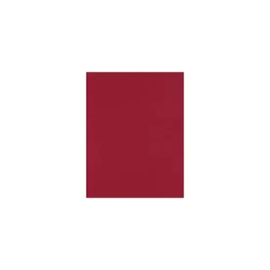 LUX Colored Paper 80 lbs. 8.5" x 11" Garnet 50 Sheets/ (81211-P-101-50) image {1}