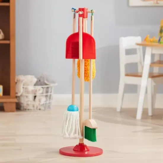 Melissa & Doug Let's Play House! Dust, Sweep & Mop 6pc Set image {8}