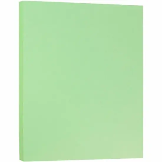 JAM PAPER Matte 28lb Paper - 8.5 x 11 -Mint Green - 50 Sheets/Pack image {1}