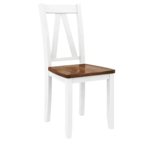 Farmhouse 6-Piece Wood Dining Table Set with Long Bench and 4 Dining Chairs-ModernLuxe image {7}