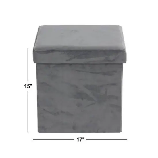 Modern Fabric Storage Stool - Olivia & May image {6}